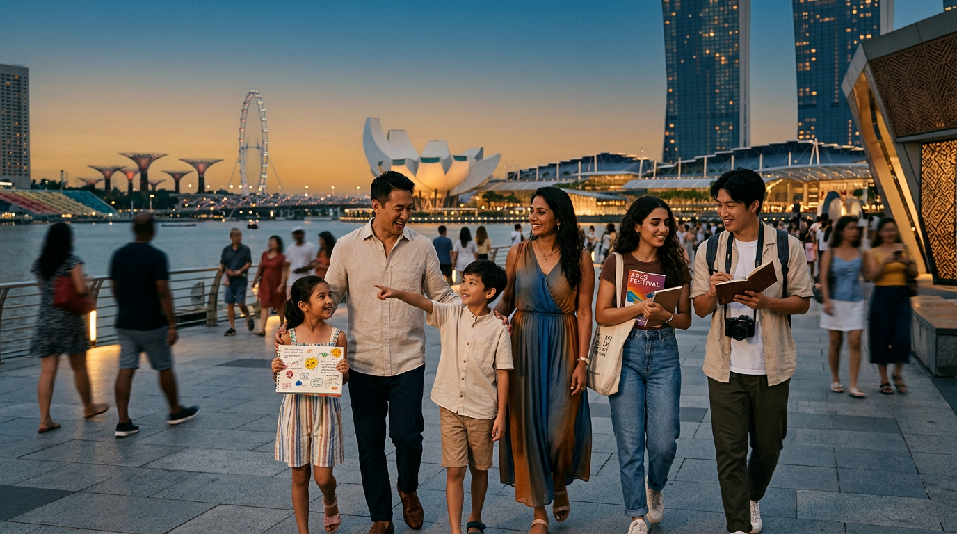 Cultural travel and arts background